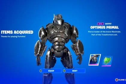 Optimus Primal Skin Fortnite