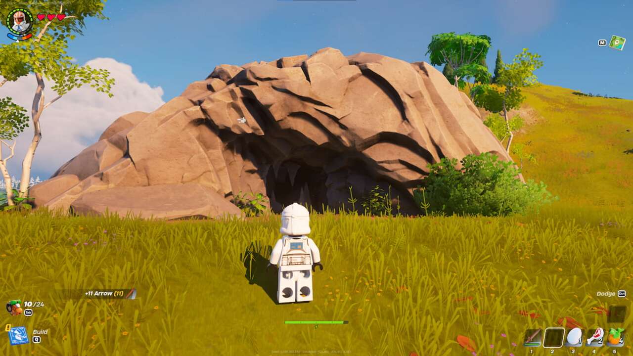 How To Find Caves in LEGO Fortnite