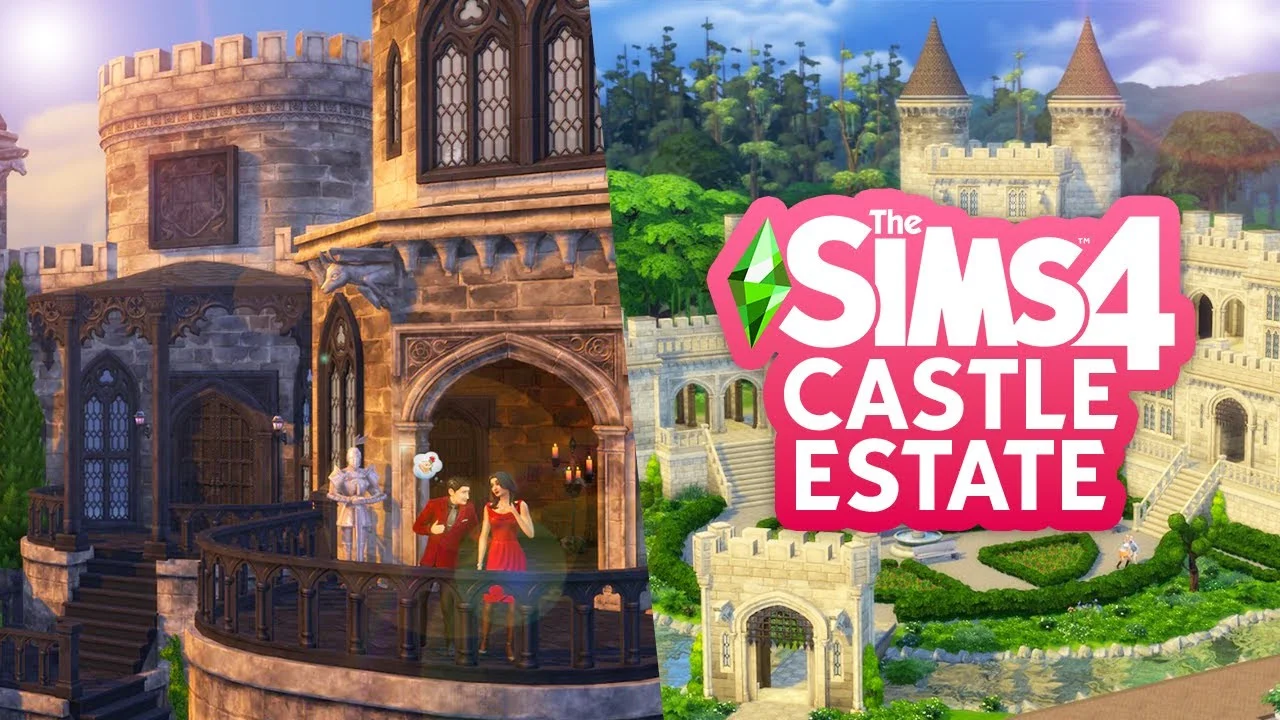 sims 4 castle estate kit