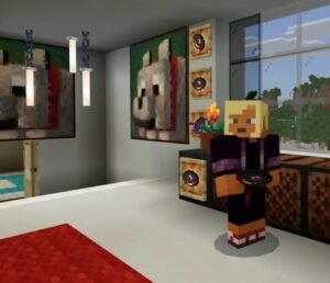 View of Minecraft lava chicken disc, the game’s hottest drop.