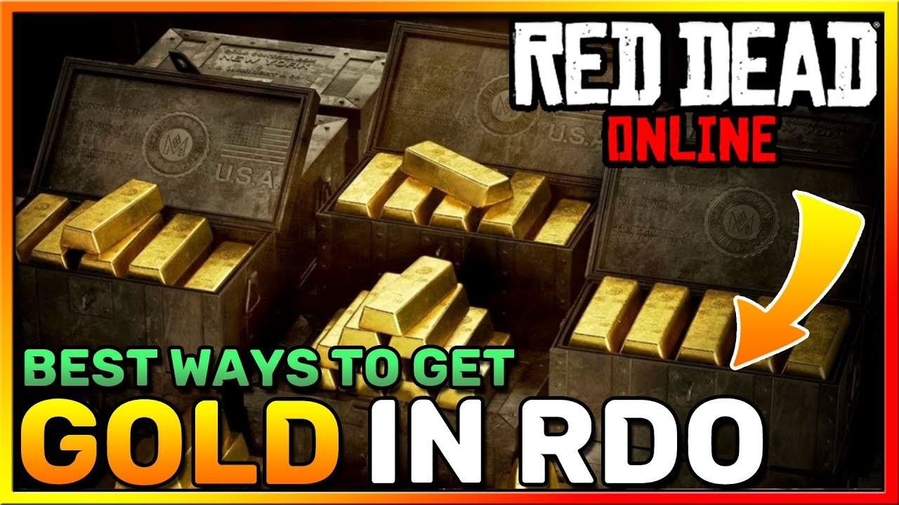 how to get gold bars in rdr2 online