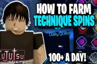 how to get spins in jujutsu infinite