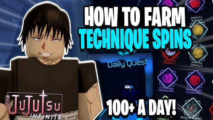 how to get spins in jujutsu infinite