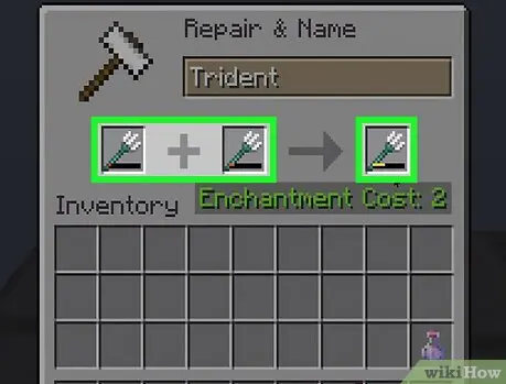 how to repair trident in minecraft