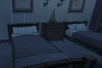 blue prince guest bedroom