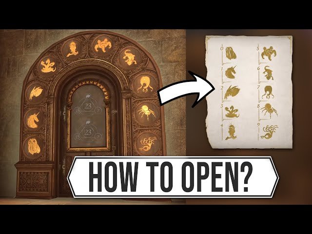 hogwarts legacy how to open puzzle doors