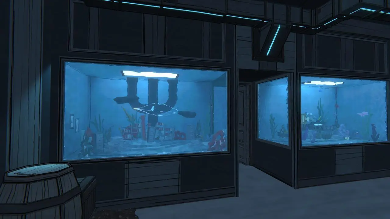 blue prince aquarium puzzle