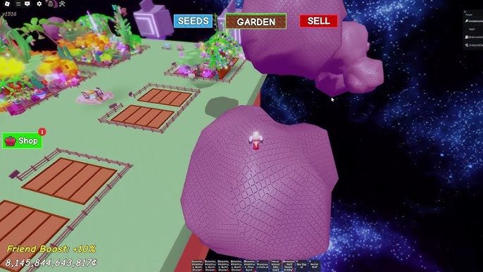 space travel easter egg grow a garden