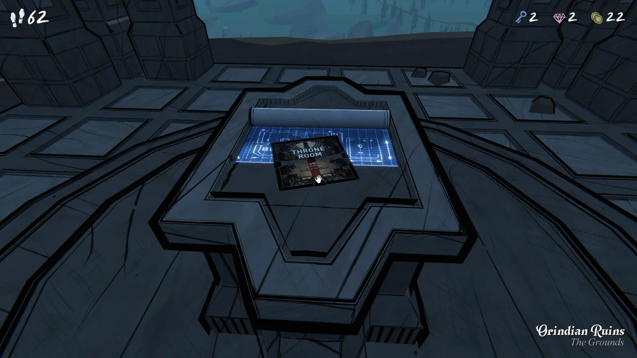 blue prince throne room puzzle