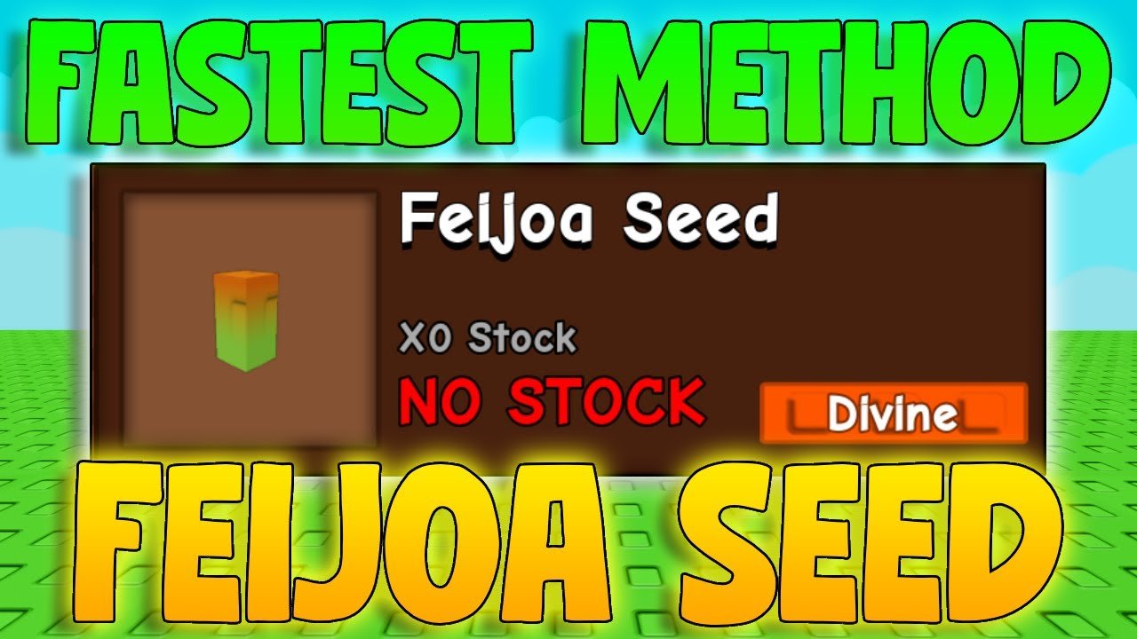 feijoa seed grow a garden