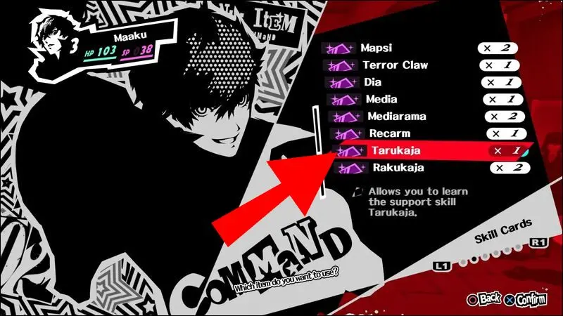 how to use skill cards persona 5 royal