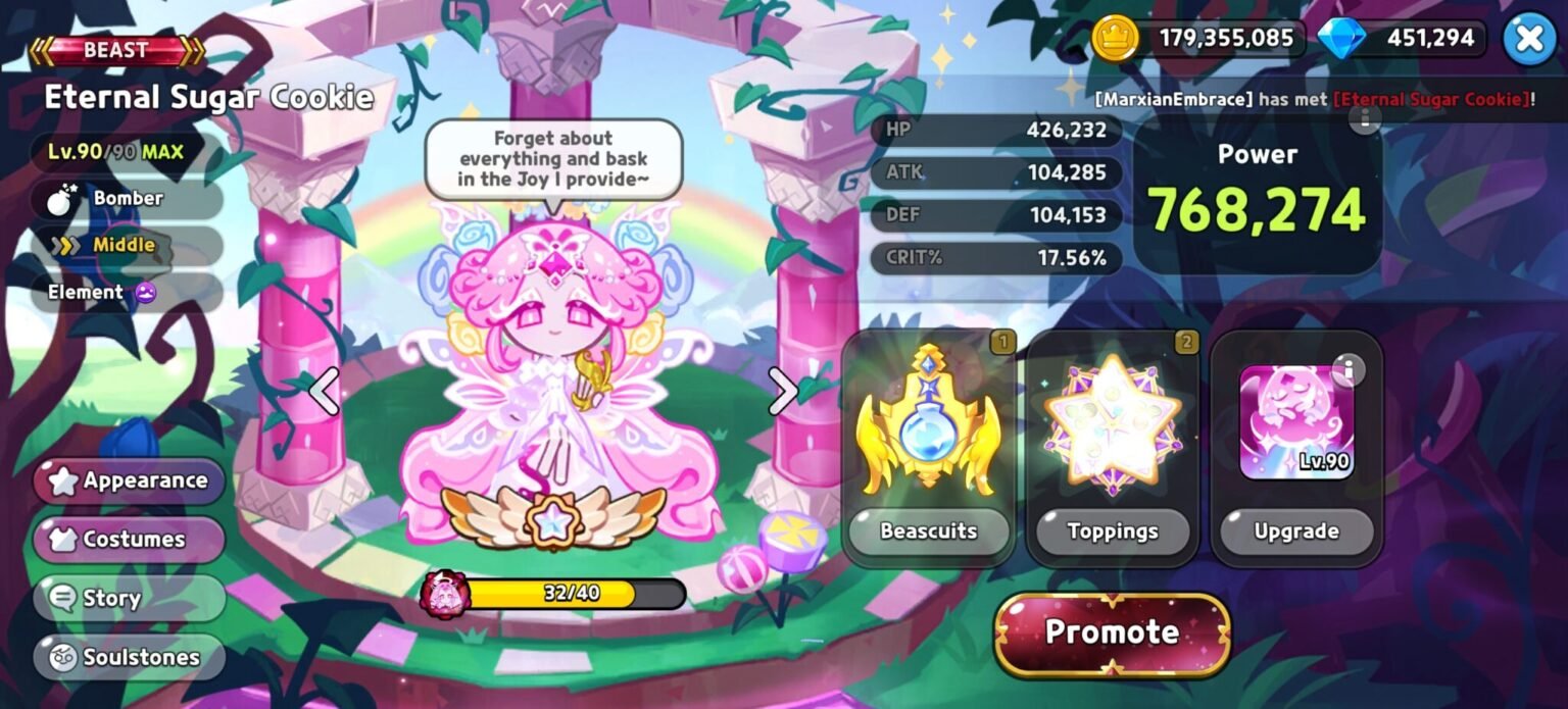 eternal sugar cookie build