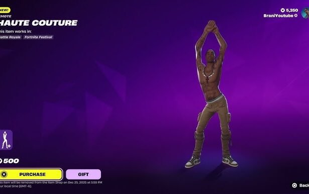 haute couture fortnite