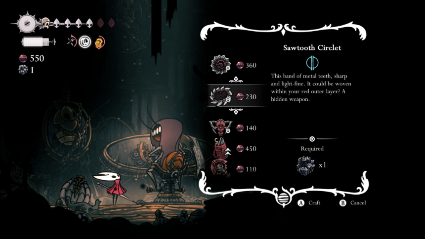 sawtooth circlet silksong